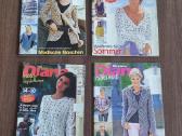 Keturi nėrimo žurnalai "Mažoji Diana"