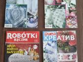 Keturi rankdarbių žurnalai - "Diana" ir "Robotki"