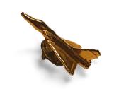 Auksinis lėktuvo ženklelis Delta Wing Fighter - nuotraukos Nr. 2