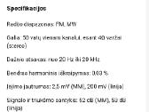 Kenwood resyveris ir CD grotuvas. - nuotraukos Nr. 7
