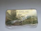 999 žalvaris, žalvario luitelis, 10 oz - nuotraukos Nr. 2