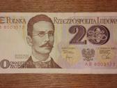 Lenkijos 20 zlotų banknotas