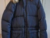 Pūkinė mėlyna striukė Name IT 164cm