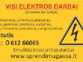 Elektros darbai Rangovo aktas Varžų matavimas