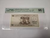 1991 m. 10 litų Pmg66 Aa serija su klaida - nuotraukos Nr. 3