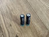 2x 18650 Li-ion baterijos su apsauga, 3500mah - nuotraukos Nr. 4