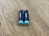 2x 18650 Li-ion baterijos su apsauga, 3500mah