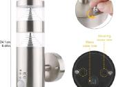 Lauko LED sienines lempos su judesio davikliu 220v - nuotraukos Nr. 4