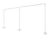 6x3m sienelė dekoracijoms, tentui, fonui, papuoš - nuotraukos Nr. 7