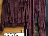 Laisvalaikio kostiumas veliūrinis bordo 42 dydis
