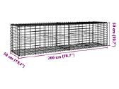 Gabionas su dangčiu metalinis vielos akmenų krepšy - nuotraukos Nr. 4