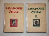 Savanorių žygiai I-II knygos tomai 1937 m.