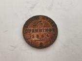 1864 3 feningai - nuotraukos Nr. 2