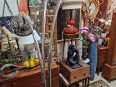 Vintažinis mid century modern chromo toršeras - nuotraukos Nr. 9