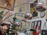 Vintažinis mid century modern chromo toršeras - nuotraukos Nr. 11
