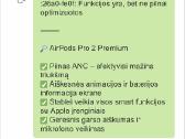 Ausinės Pro 3, Pro 2 2026 1:1 Atsiliepimai, Akcija - nuotraukos Nr. 29