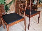 Vintažinės mid century palisandro masyvo kėdės - nuotraukos Nr. 4