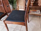 Vintažinės mid century palisandro masyvo kėdės - nuotraukos Nr. 8