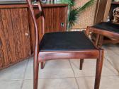 Vintažinės mid century palisandro masyvo kėdės - nuotraukos Nr. 12