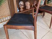 Vintažinės mid century palisandro masyvo kėdės - nuotraukos Nr. 18