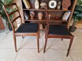 Vintažinės mid century palisandro masyvo kėdės - nuotraukos Nr. 19