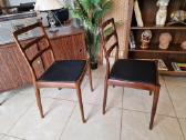 Vintažinės mid century palisandro masyvo kėdės - nuotraukos Nr. 21