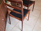 Vintažinės mid century palisandro masyvo kėdės - nuotraukos Nr. 22