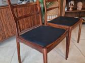 Vintažinės mid century palisandro masyvo kėdės - nuotraukos Nr. 34