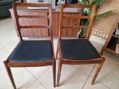 Vintažinės mid century palisandro masyvo kėdės - nuotraukos Nr. 38