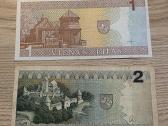 1994 metų 1 litas ir 1993 m. 2 litai apyvartiniai - nuotraukos Nr. 2
