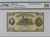 1930 m. 20 Lt Pmg 58 Choice About Unc