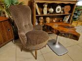 Vintažinis Art Nouveau coctail st.fotelis - nuotraukos Nr. 13