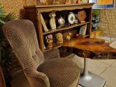 Vintažinis Art Nouveau coctail st.fotelis - nuotraukos Nr. 23