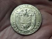Panama 1/2 balboa 1967 sidabras - nuotraukos Nr. 2