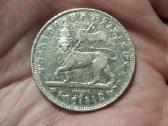 Etiopija 1/2 birr 1897 sidabras