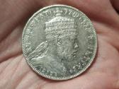 Etiopija 1/2 birr 1897 sidabras - nuotraukos Nr. 2