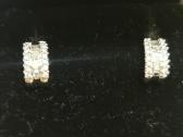 585 aukso auskarai su briliantais 0,30 ct. - nuotraukos Nr. 3