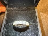 Balto aukso žiedas su deimantais (4,66ct)