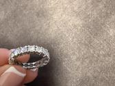Balto aukso žiedas su deimantais (4,66ct) - nuotraukos Nr. 3