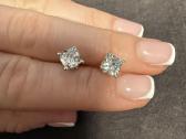Elegantiški deimantiniai auskarai 2,58 ct - nuotraukos Nr. 2