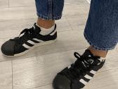 Juodi adidas "Superstar" laisvalaikio sportbačiai - nuotraukos Nr. 5