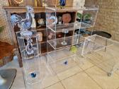 Vintažiniai mid century poliakrilo baldai