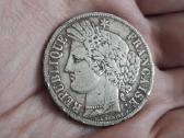 Prancūzija 5 frankai 1849 sidabras - nuotraukos Nr. 2