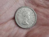 Pietų Afrika 6 pencai 1957 sidabras - nuotraukos Nr. 2