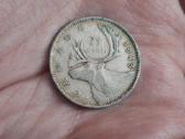 Kanada 25 centai 1943 sidabras
