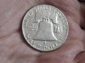 JAV 1/2 dolerio 1954 D sidabras