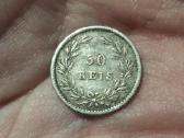 Portugalija 50 reis 1889 sidabras