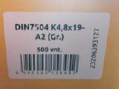 Savisriegis Din7504-k 4,8x19 A2 - nuotraukos Nr. 2