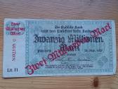 Vokietija 1923 20mln convert 2mljrd mark (notgeld)
