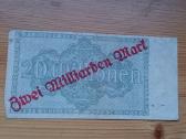 Vokietija 1923 20mln convert 2mljrd mark (notgeld) - nuotraukos Nr. 2